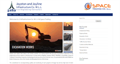 Desktop Screenshot of jjinfraqatar.com